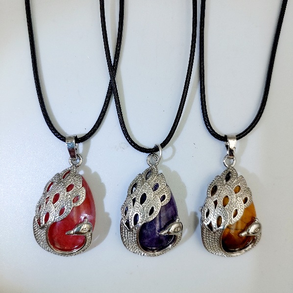 peacock necklace