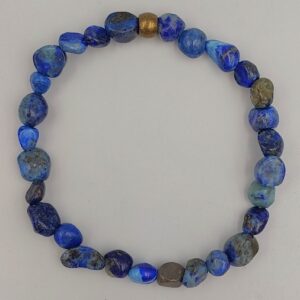 lapis lazuli nugget bracelet
