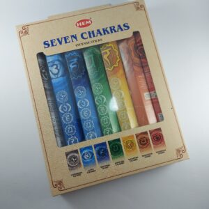 Seven Chakra Incense sticks gift pack Hem