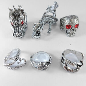 Skull-Dragon Rings