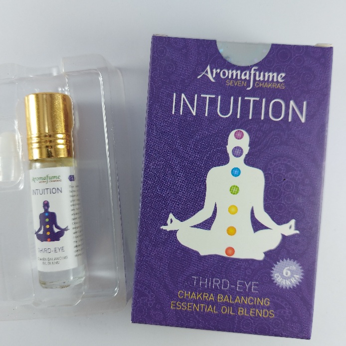 Intuition Aromafume Roll-on Essential Oil Blend Perfume, 6th Chakra