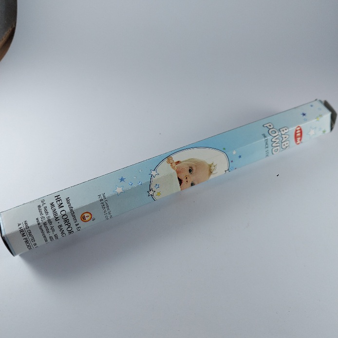 Baby Powder Incense sticks, Hem, Hex