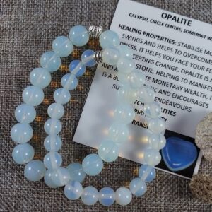 Opalite bracelet 12mm round beads