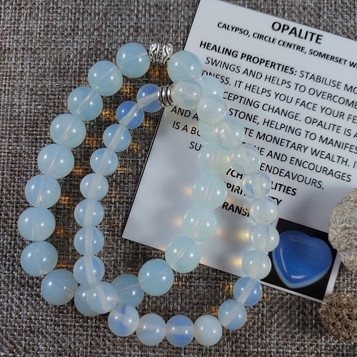 Opalite bracelet 12mm round beads