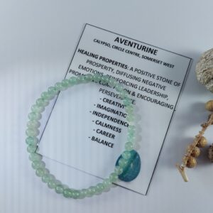Green Aventurine bracelet with 4mm beads