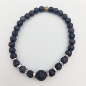 Lavastone bracelet 6mm