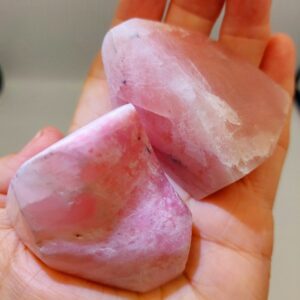 Rare Pink Petalite Faceted