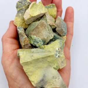 Serpentine rough gemstone
