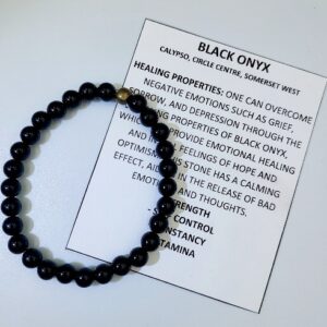 Black Onyx bracelet 8mm beads