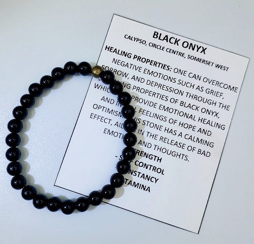Black Onyx bracelet 8mm beads