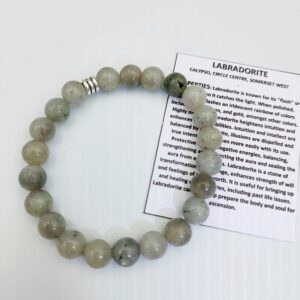 Labradorite bracelet 8mm beads