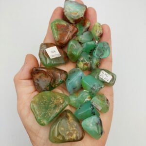 Chrysoprase tumblestone