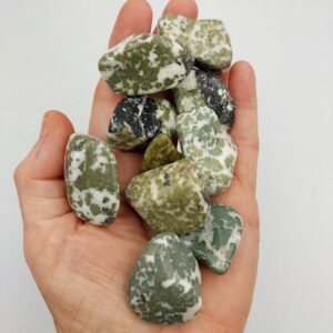 Camouflage Jasper Tumblestones