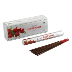 Real Rose Incense sticks Tulasi Hex