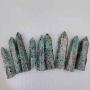Tourmalinated Amazonite Prisms