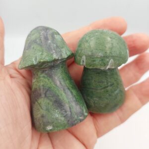 Green Jasper Mushroom