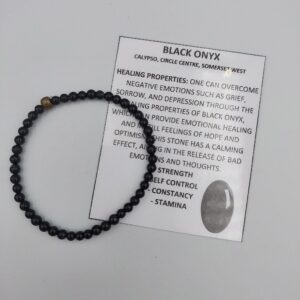 Black Onyx Bracelet 4mm