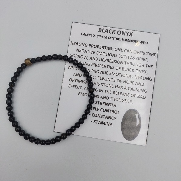 Black Onyx Bracelet 4mm