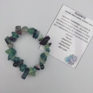 Bracelet Chip Fluorite Large Chips