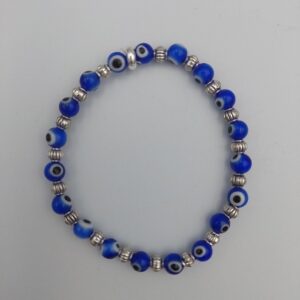 Bracelet Evil Eye with spacers 6mm