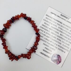 Garnet Chip Bracelet