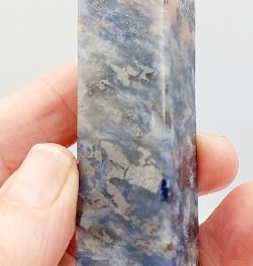 Sodalite Prism with Hematite 92g