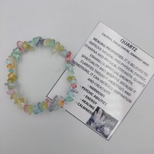 Quartz Mix Chip Bracelet