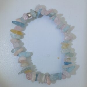 Morganite Chip Bracelet