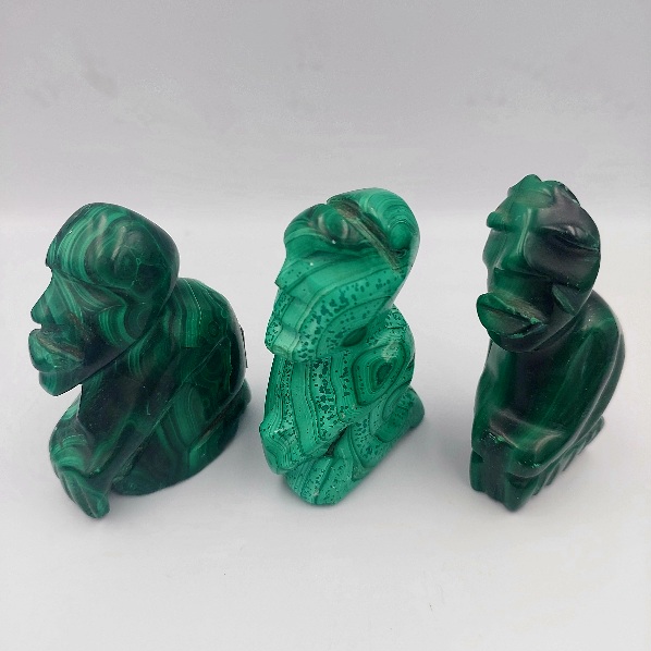 Malachite African Figurine 6cm