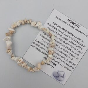Howlite White Chip Bracelet s