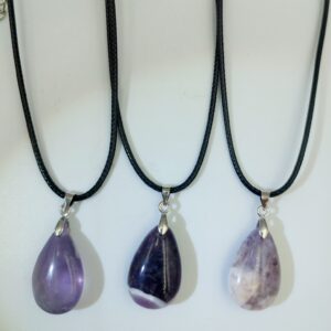 Amethyst Teardrop Necklace