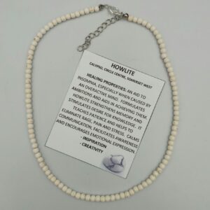 Howlite necklace