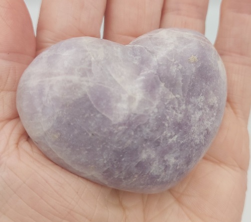 Lepidolite Heart 102g