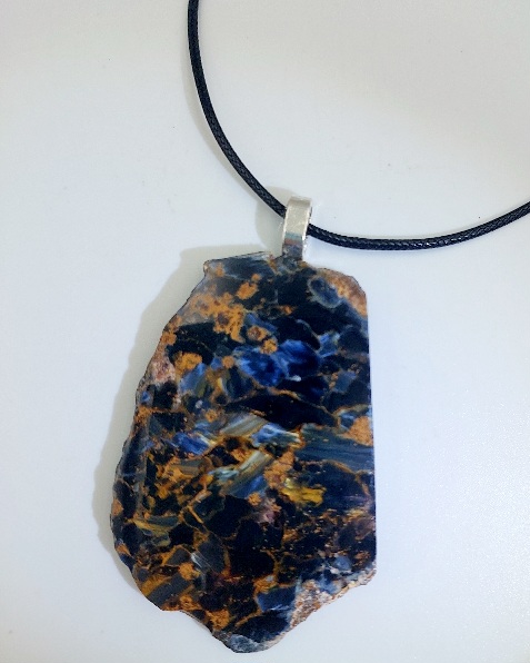 Pietersite necklace with a Large 7.5cm pendant