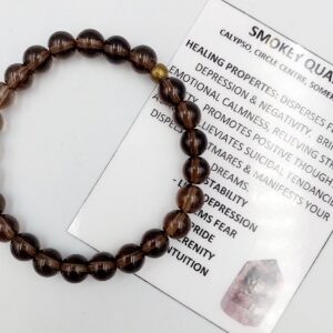 Bracelet Smokey Quartz 8mm