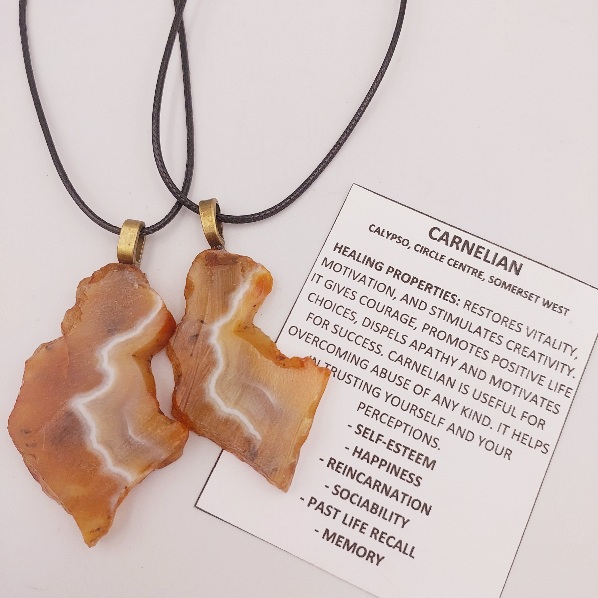 Natural Raw Carnelian Necklace