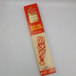 White Sage and Dragon's Blood Incense, Mystic Spirits Hand rolled
