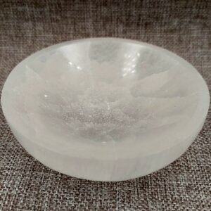Selenite Round Charging Bowl
