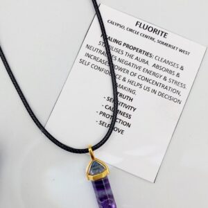 Fluorite Prism Necklace