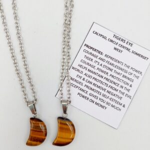Tigers Eye Moon necklace