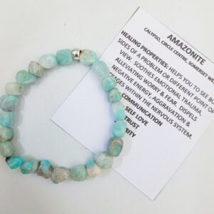 Amazonite nugget bracelet
