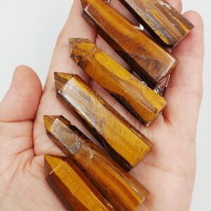 Tigers eye Prism approximately 5.5cm