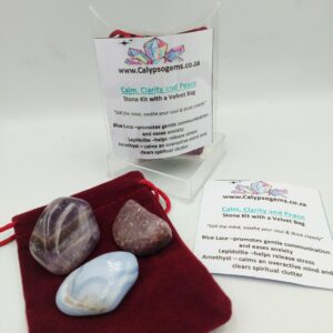 Pocket Gemstone kit: Calm, Clarity and Peace