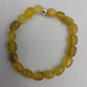 Serpentine nugget bracelet