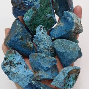 Raw Shattukite/Plancheite, per gram
