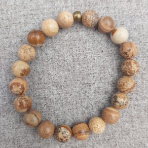Kalahari Picture Jasper Bracelet with 8mm beads
