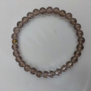 Smokey Quartz Bracelet with 6mm beads