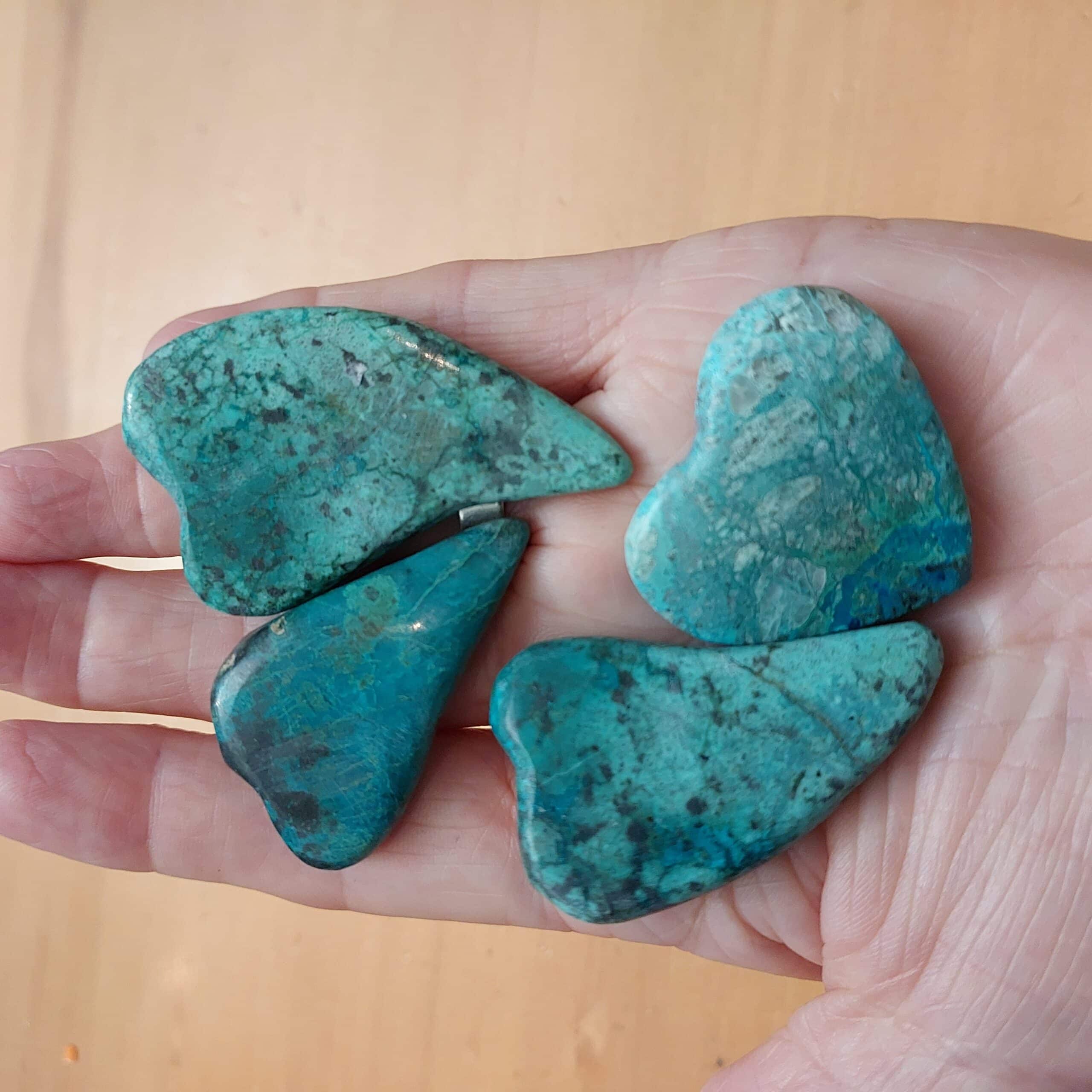Chrysocolla Heart 16g