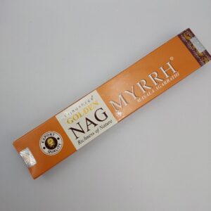 Golden Nag Myrrh Incense sticks by Vijayshree