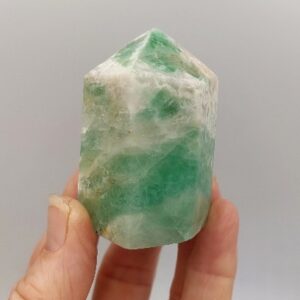 Opalised fluorite prism 5.5cm